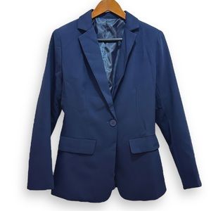 NWOT - Women’s Navy Blazer - Cicy Bell Jacket - Large - Office Work Clothes